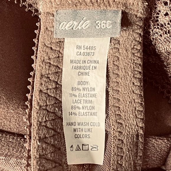 Aerie Lace Multi Way Bra Taupe Size 36C - Picture 7 of 7
